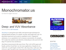 Tablet Screenshot of monochromator.us